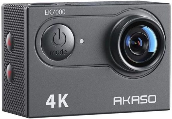 AKASO EK7000 4K30FPS 20MP WiFi Action Camera with EIS Ultra HD Underwater Camera 131FT Waterproof Camera Remote Control 4X Zoom in Photo Mode Support External Microphone Black - Image 4