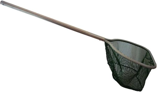 Frabill Bait dealer net 12x10in. 26in. Handle 3528, Premium Landing Net, Multi, One Size,Black and Grey